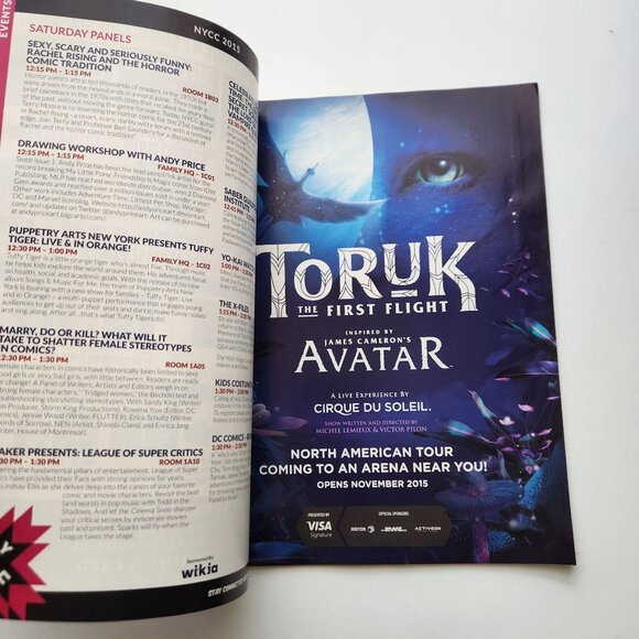 2015 NYCC 10th Edition Comic Con Program Featuring DKIII By Frank Miller & More - Picture 6 of 11